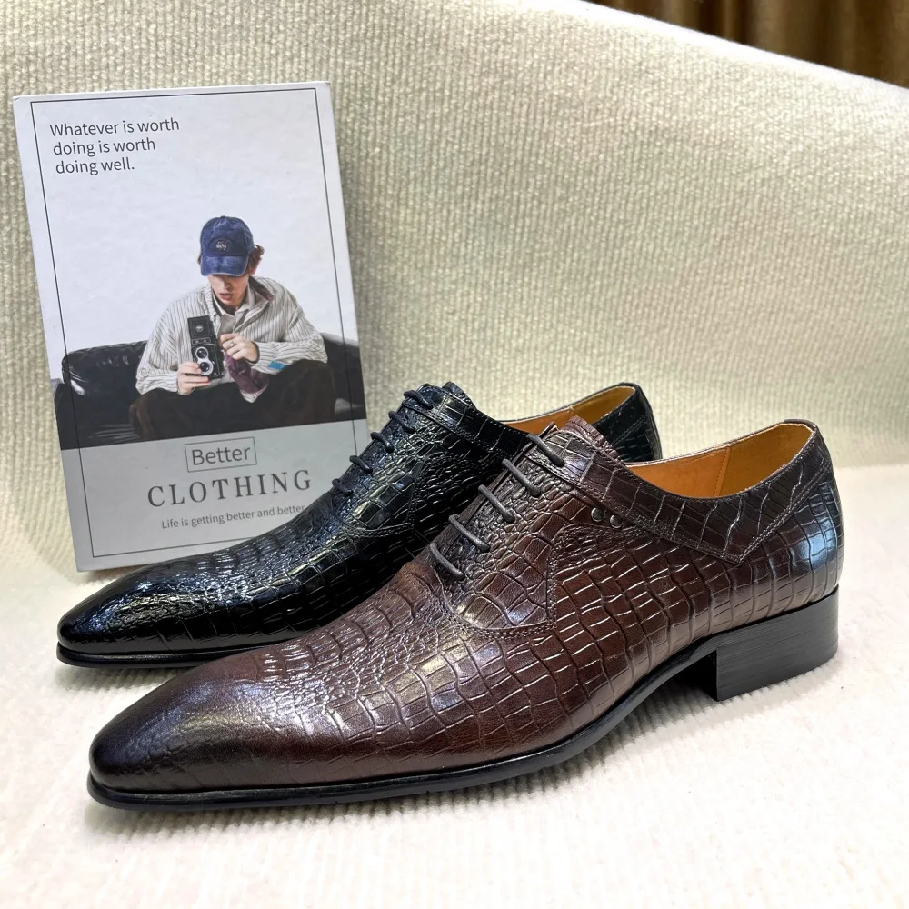 Men Formal Wear Dress - Scarpe oxford a punta da uomo