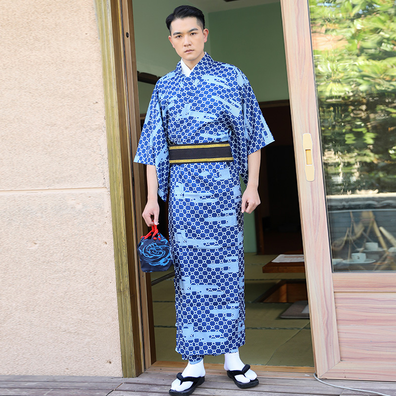 Traditional Japanese Men'S Formal Wear - Abbigliamento etnico giapponese estivo, incontro di