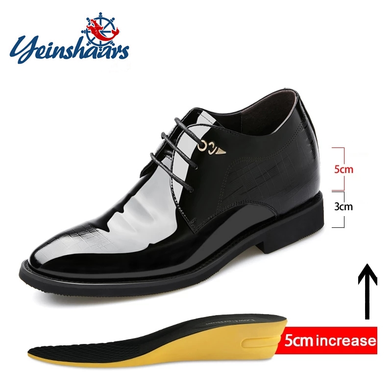 Young Men Formal Wear - 3/6/8 Cm scarpe da ascensore scarpe