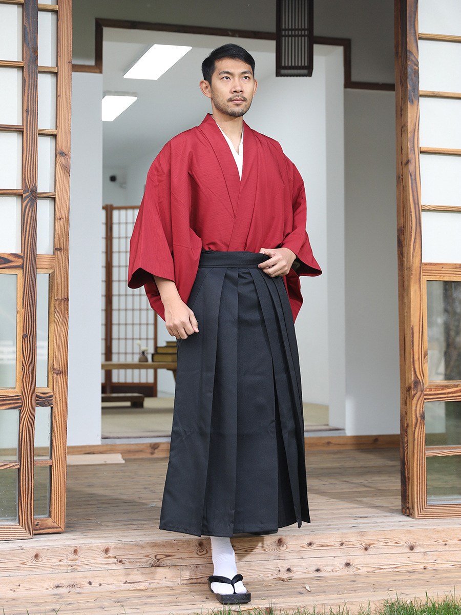 Traditional Japanese Men'S Formal Wear - Set kimono tradizionale giapponese da uomo