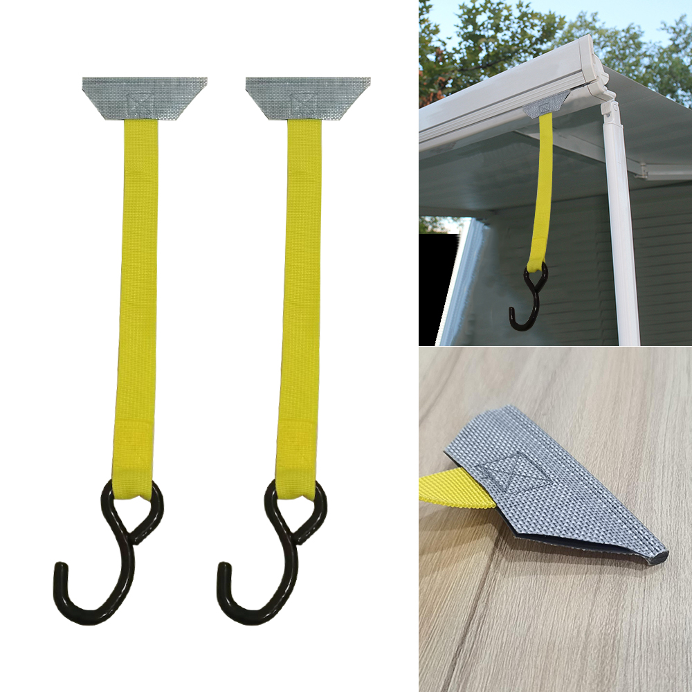 Windsor Knot Tie - 2 pz Tenda RV Antivento Cinghie