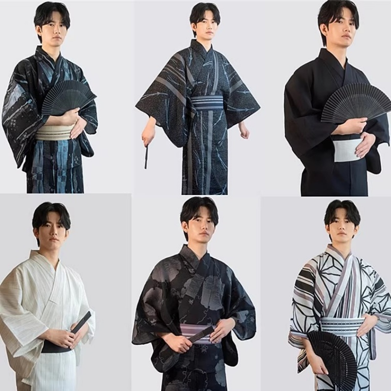 Traditional Japanese Men'S Formal Wear - Kimono tradizionale giapponese da uomo con