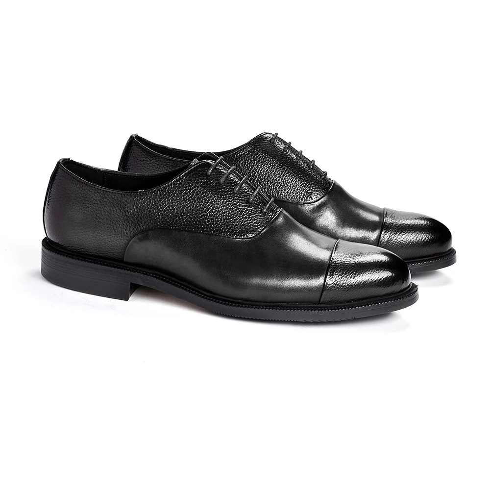 Young Men Formal Wear - 2025 Scarpe eleganti Oxford in vera