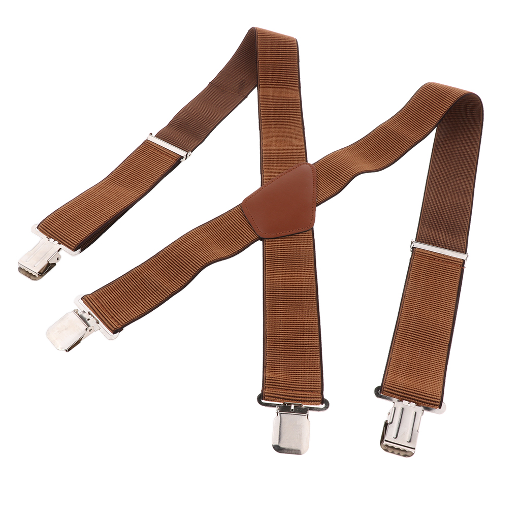 Suspender Clip Formal - Bretelle Regolabili a Y per Uomo,