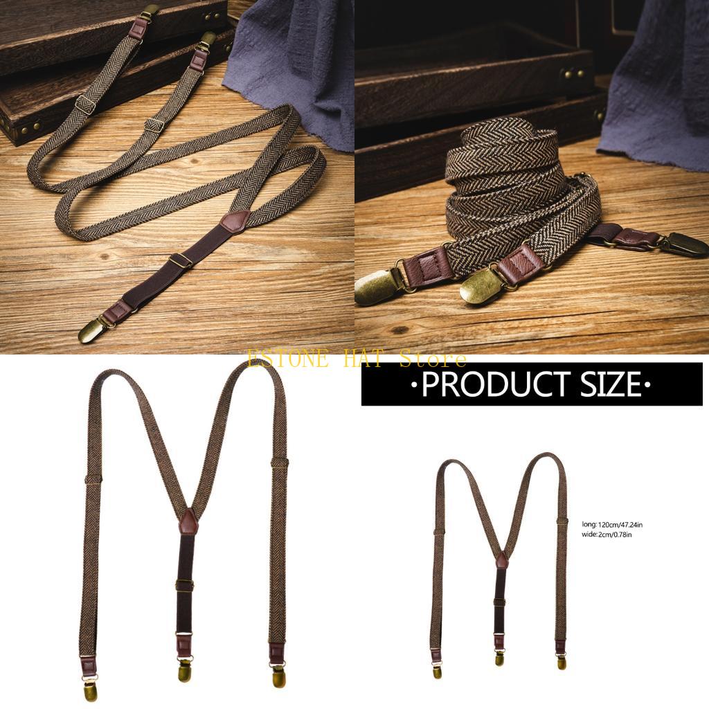 Suspender Clip Formal - 49MF Bretelle elastiche da uomo 3