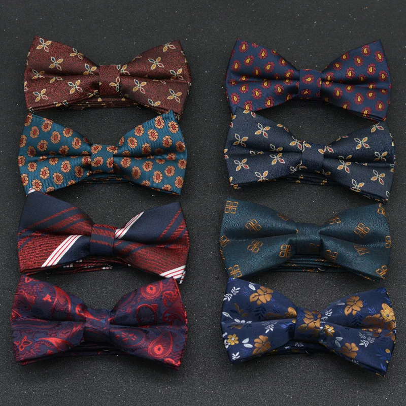Men Formal Wear Dress - Papillon da uomo per matrimonio, doppio,