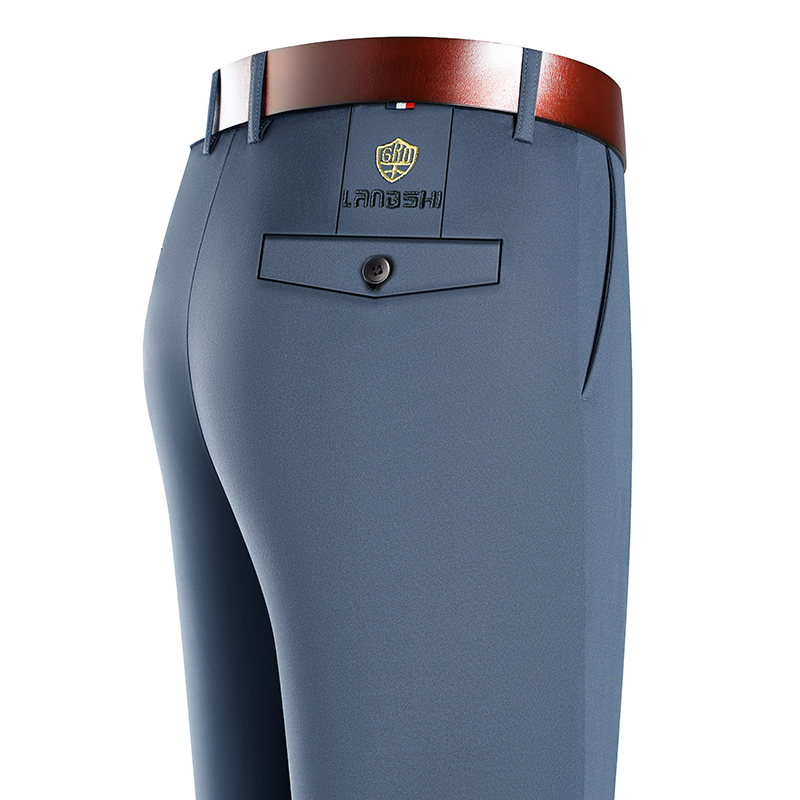 Young Men Formal Wear - Pantaloni Eleganti da Uomo Casual Business,