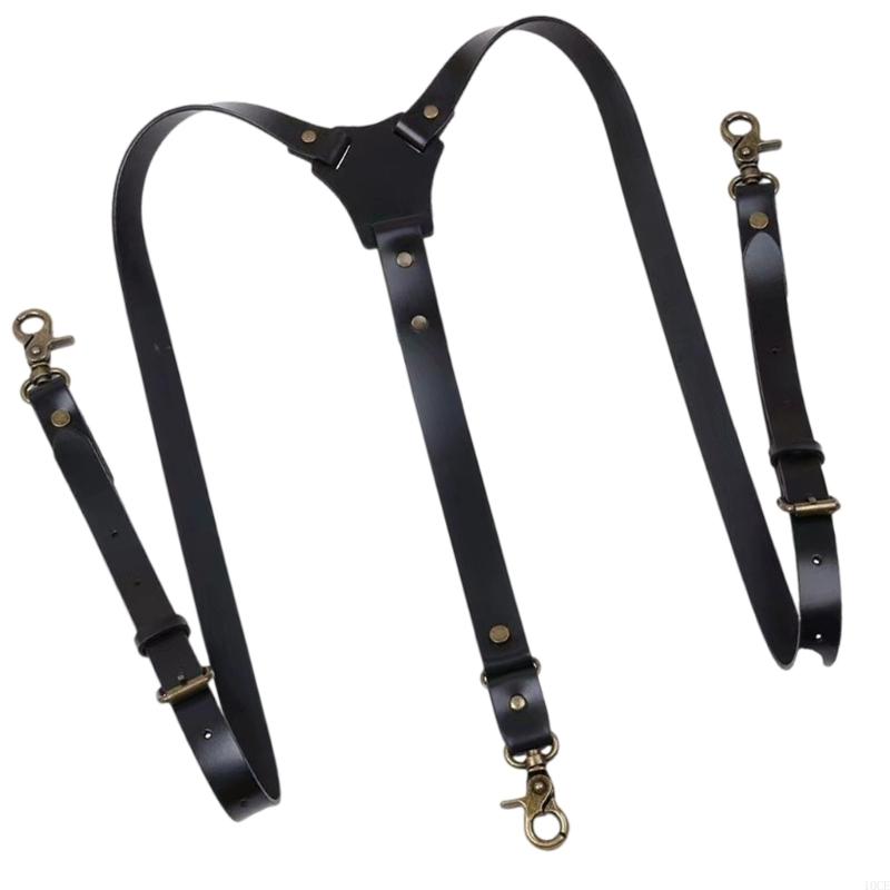 Suspender Clip Formal - Cinghie regolabili in pelle PU con