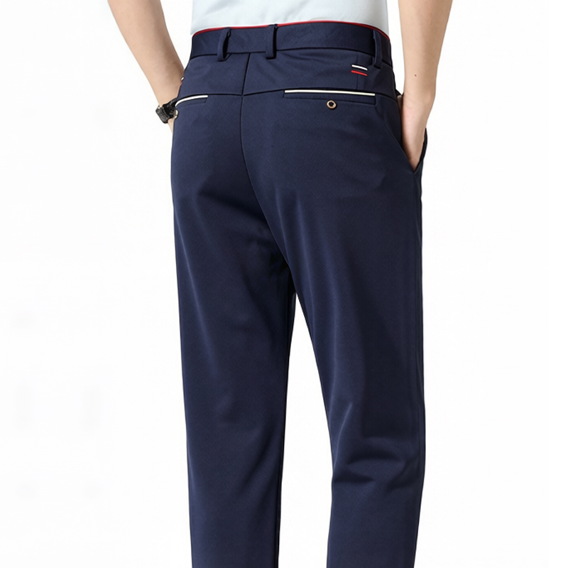 Dress Pant Flat Front - Pantaloni da Uomo Estivi Casual da