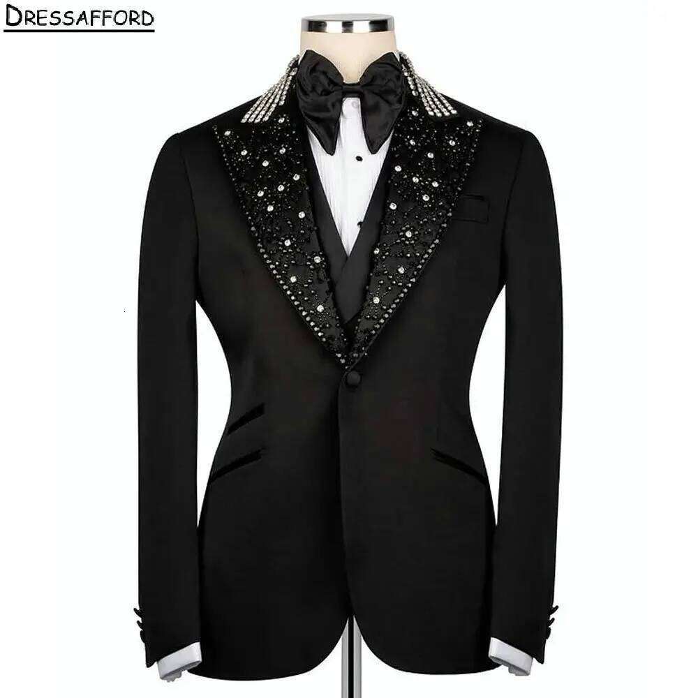 Men'S Formal Wear No Suit - Completo da Uomo Elegante con Perle
