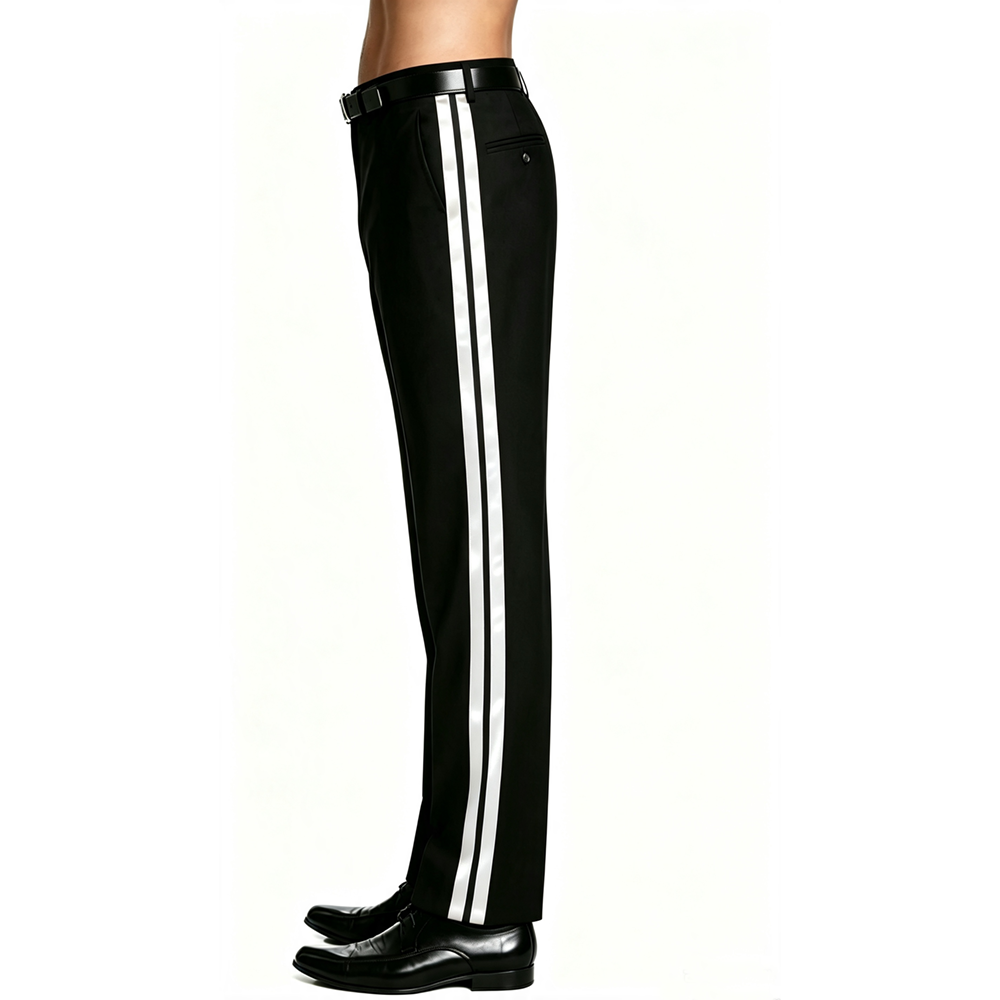 Pantaloni da smoking da uomo a - Dress Pant Flat Front recensione e prezzo