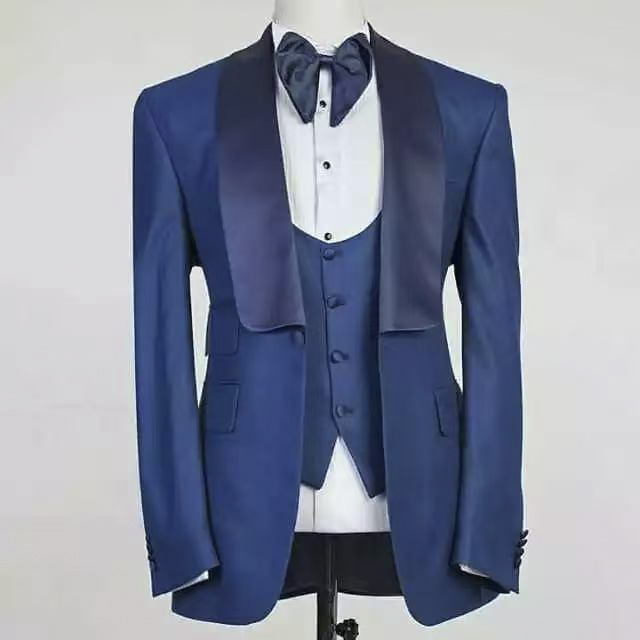Completo da Uomo Blu con Giacc - Men Formal Party Wear Outfit recensione e prezzo