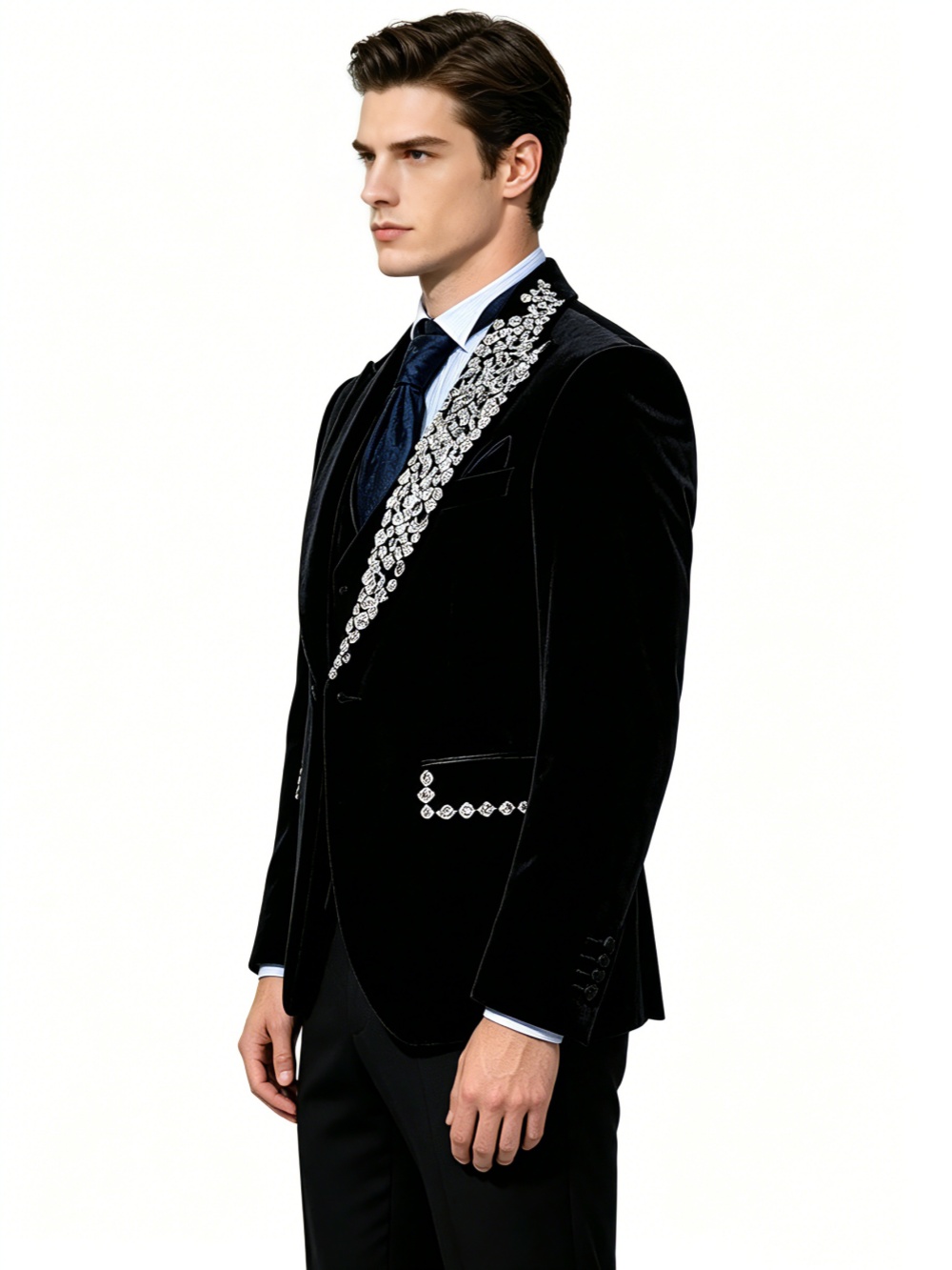 Abito da Sposo Formale in Vell - Men'S Formal Wear No Suit recensione e prezzo