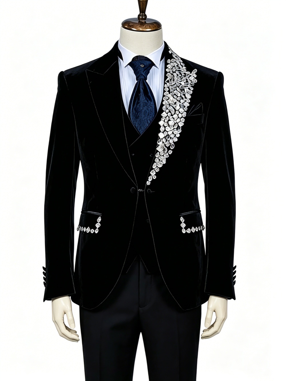 Abito da Sposo Formale in Vell - Men'S Formal Wear No Suit recensione e prezzo