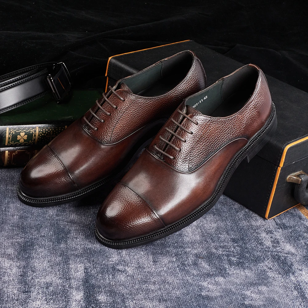 2025 Scarpe eleganti Oxford in - Young Men Formal Wear recensione e prezzo