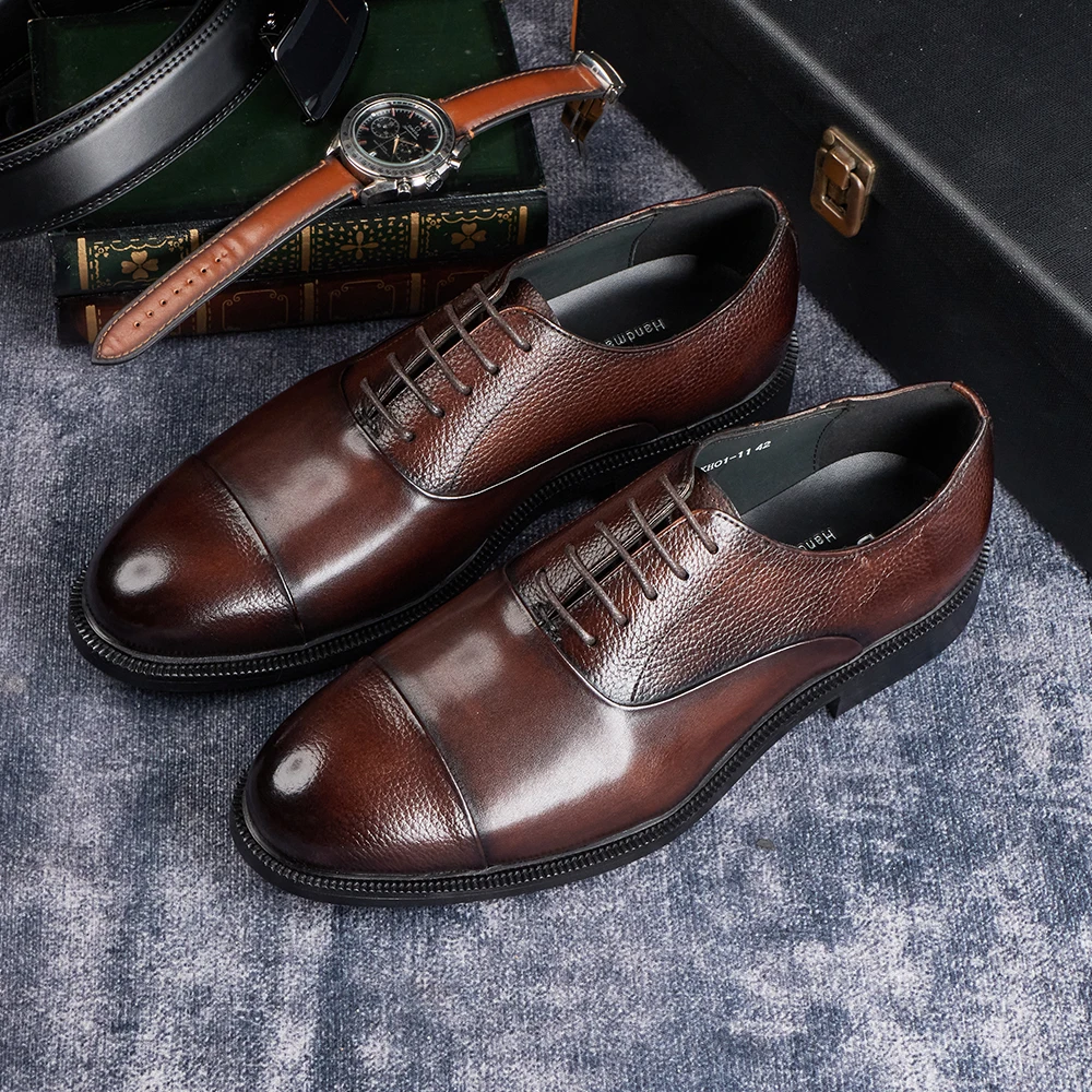 2025 Scarpe eleganti Oxford in - Young Men Formal Wear recensione e prezzo
