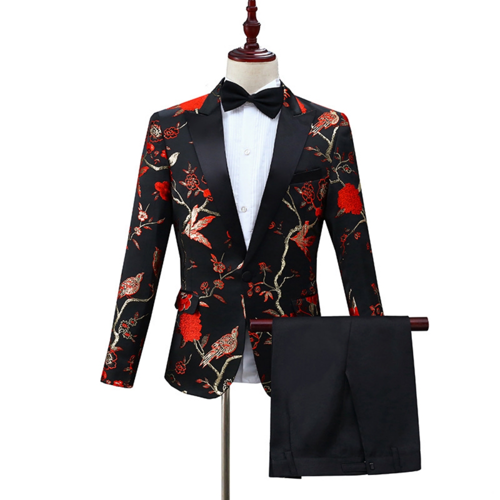 2026 Nuovo Squisito Jacquard V - Men Formal Party Wear Outfit recensione e prezzo