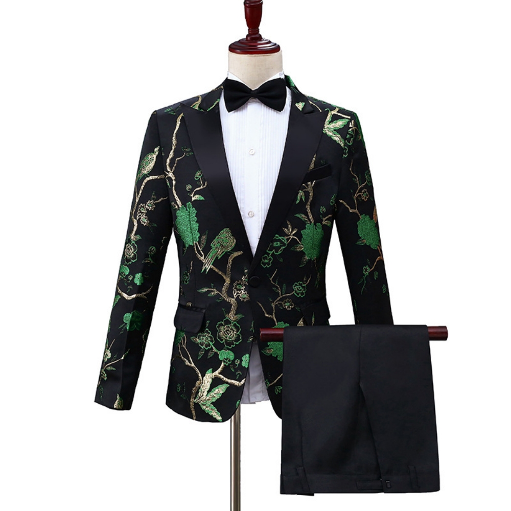 2026 Nuovo Squisito Jacquard V - Men Formal Party Wear Outfit recensione e prezzo