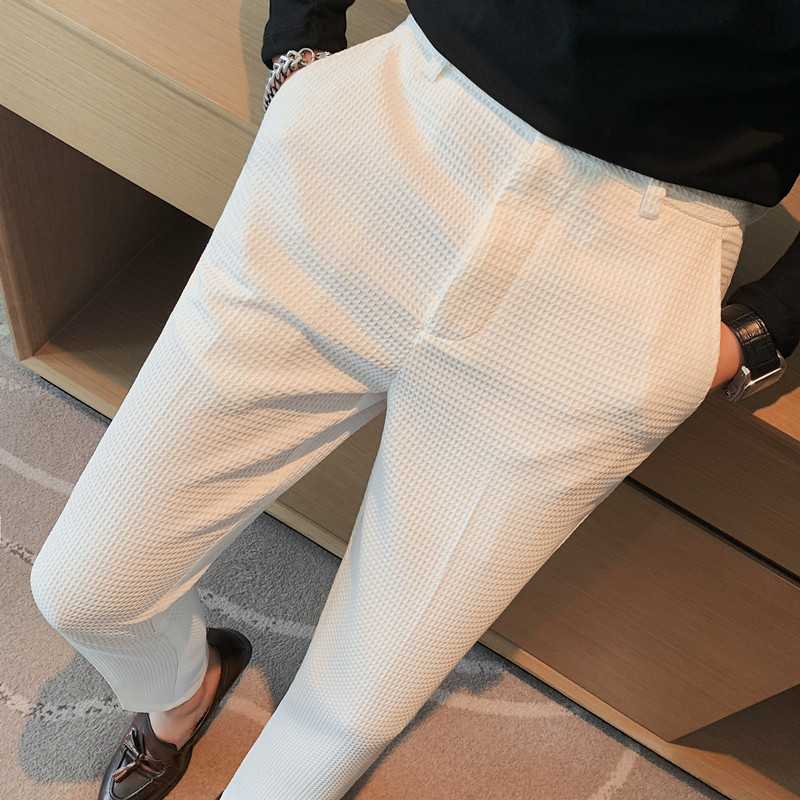 2024 autunno nuovo waffle vita - Young Men Formal Wear recensione e prezzo