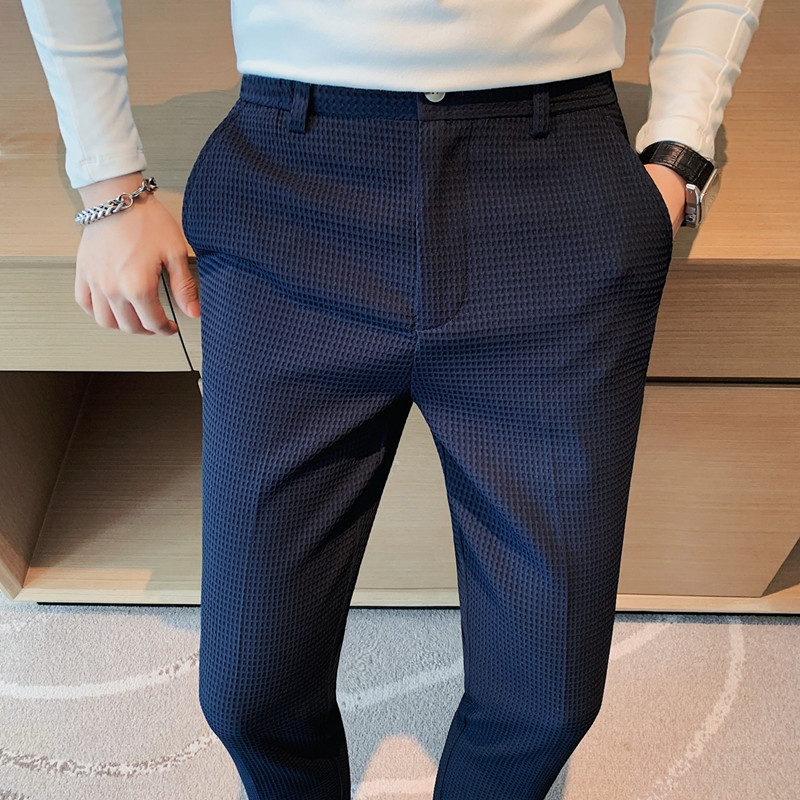 2024 autunno nuovo waffle vita - Young Men Formal Wear recensione e prezzo