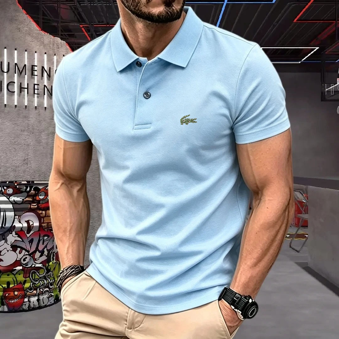 Polo a Maniche Corte da Uomo c - Young Men Formal Wear recensione e prezzo