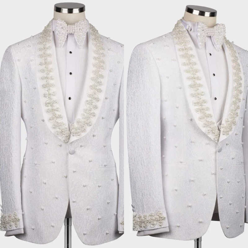 Abiti da Sposo Bianchi in Coto - Men'S Formal Wear No Suit recensione e prezzo