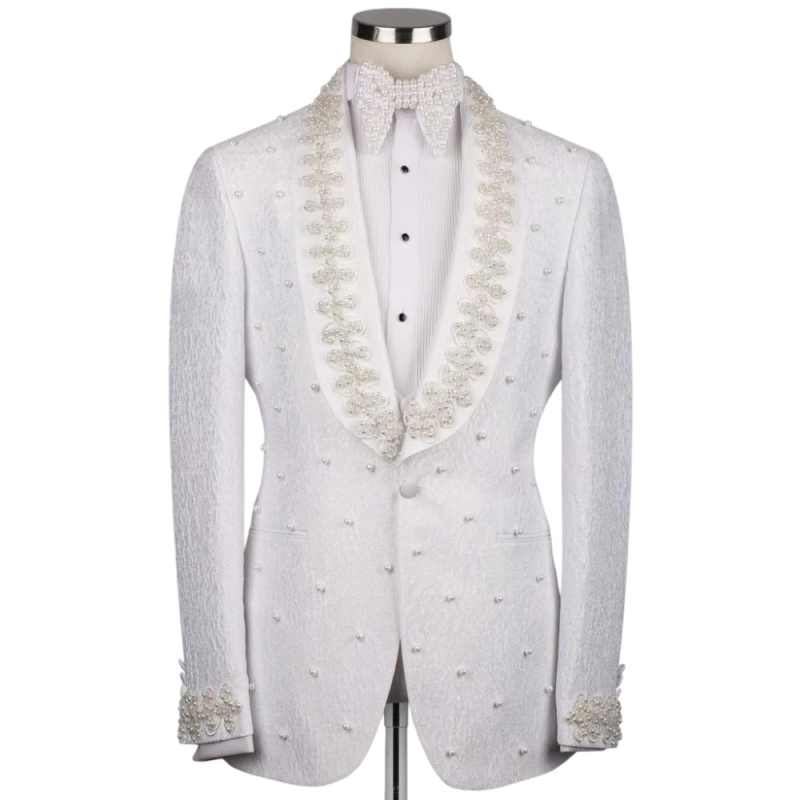 Abiti da Sposo Bianchi in Coto - Men'S Formal Wear No Suit recensione e prezzo