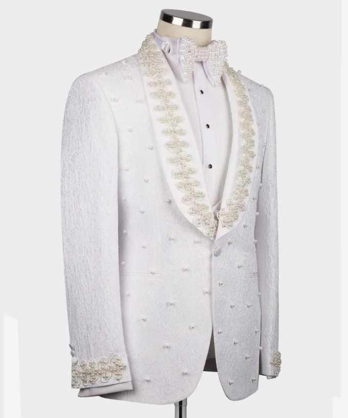Abiti da Sposo Bianchi in Coto - Men'S Formal Wear No Suit recensione e prezzo