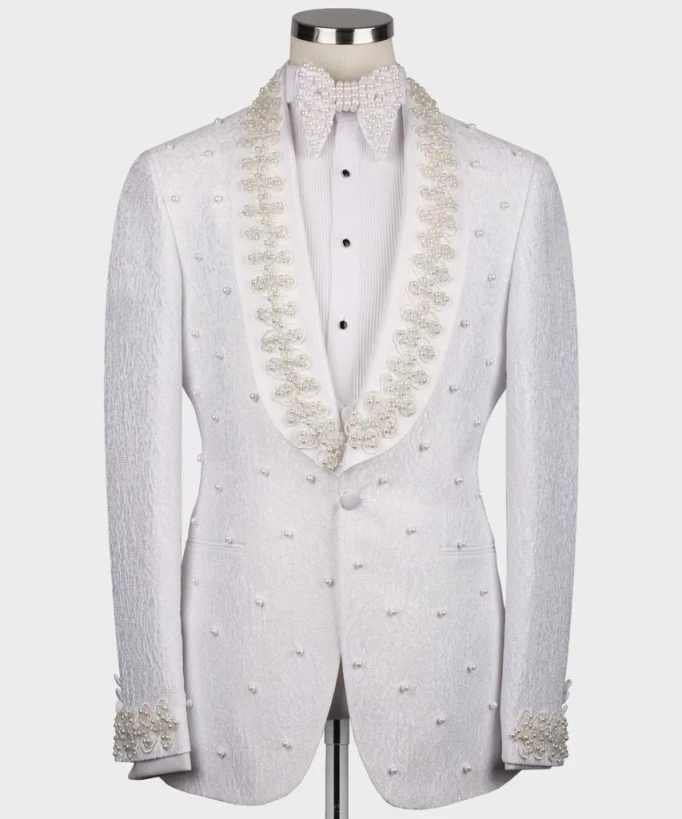 Abiti da Sposo Bianchi in Coto - Men'S Formal Wear No Suit recensione e prezzo