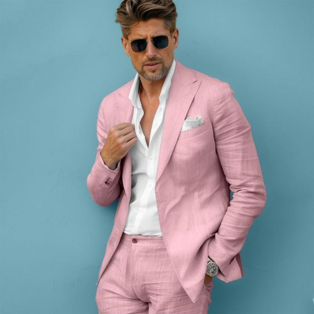 Completo da Uomo in Lino per M - Men'S Formal Wear No Suit recensione e prezzo