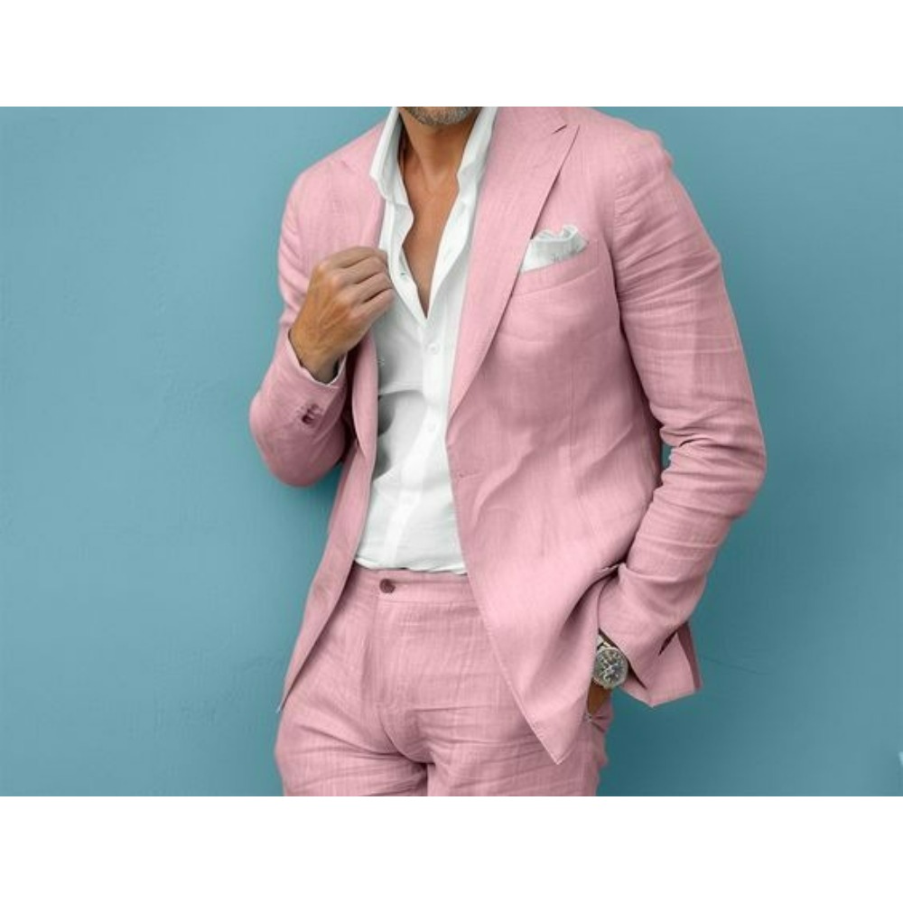 Completo da Uomo in Lino per M - Men'S Formal Wear No Suit recensione e prezzo