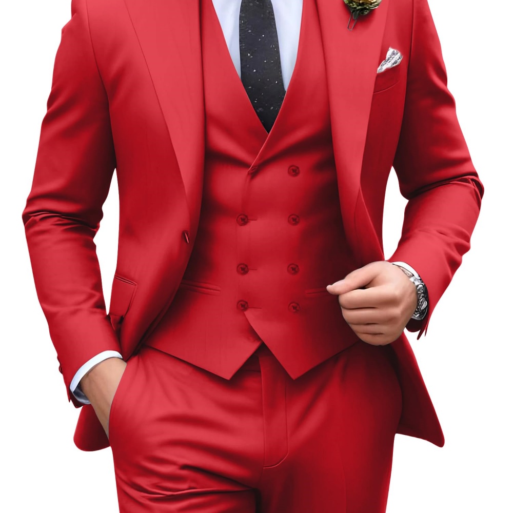 Completi da uomo a tinta unita - Men Formal Party Wear Outfit recensione e prezzo