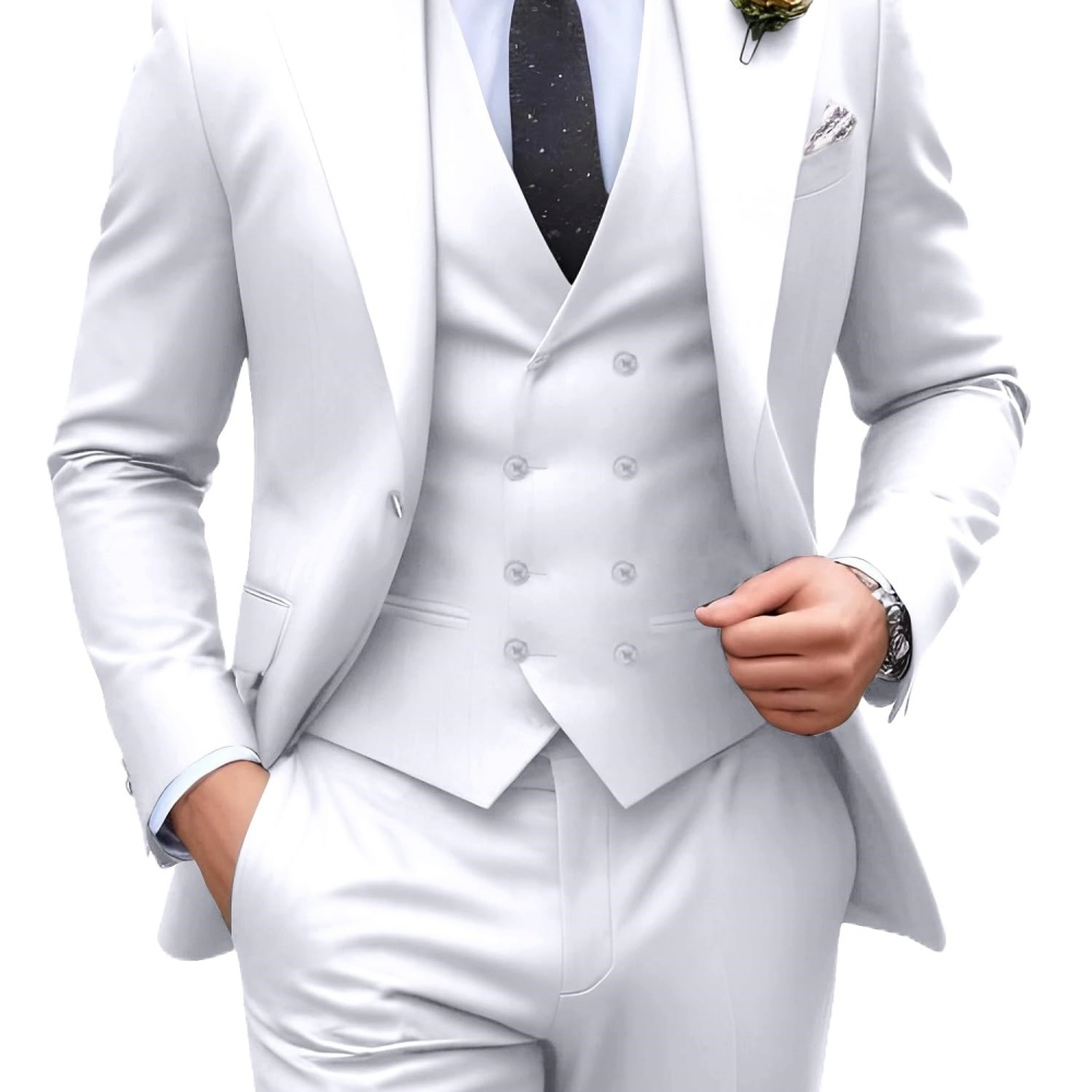 Completi da uomo a tinta unita - Men Formal Party Wear Outfit recensione e prezzo