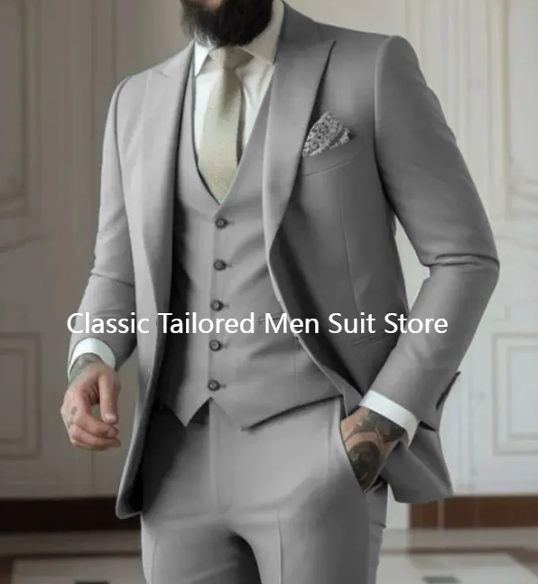 Abiti da uomo slim fit in 3 pe - Young Men Formal Wear recensione e prezzo