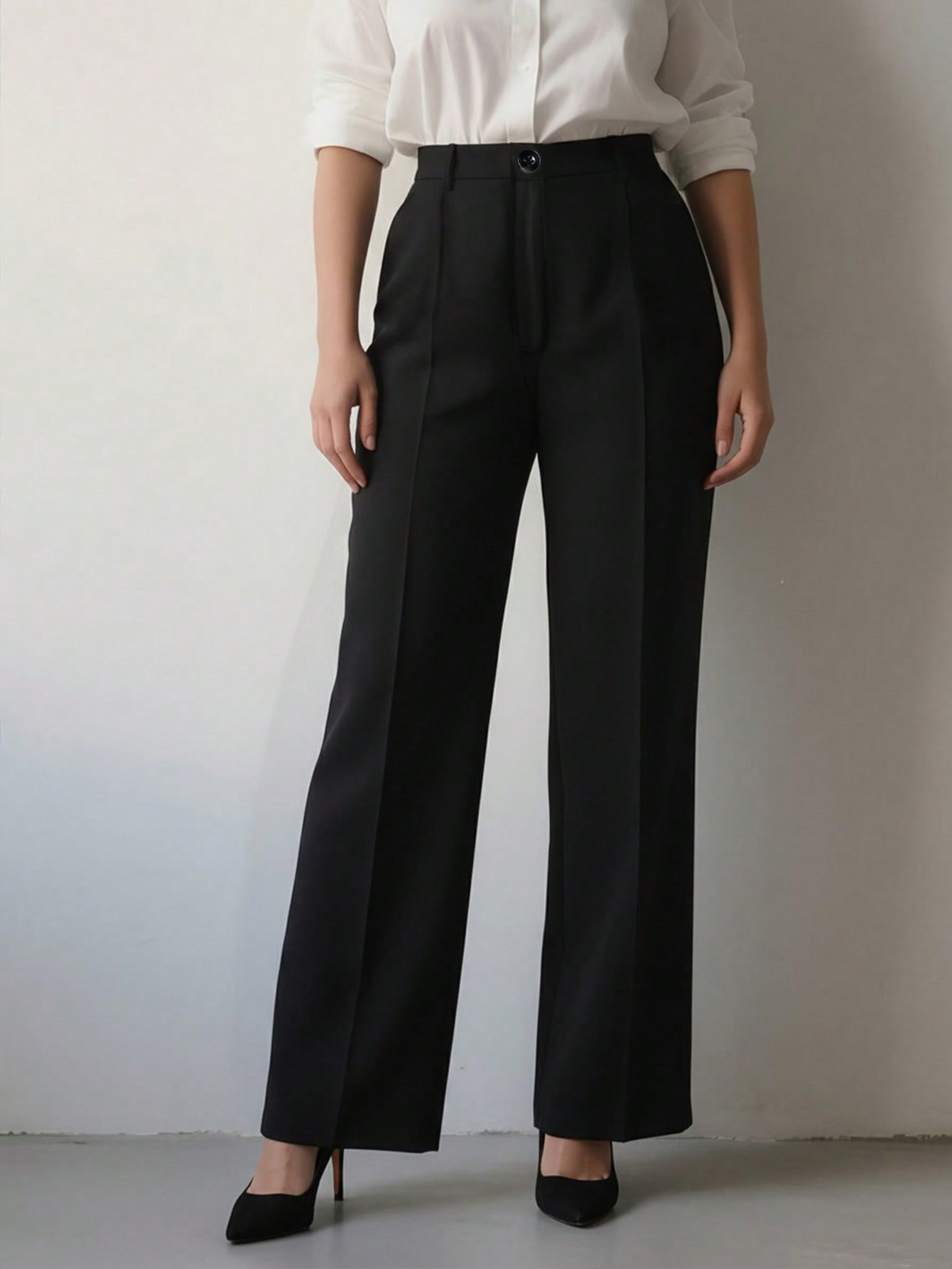 Pantaloni da Donna a Vita Alta - Dress Pant Flat Front recensione e prezzo