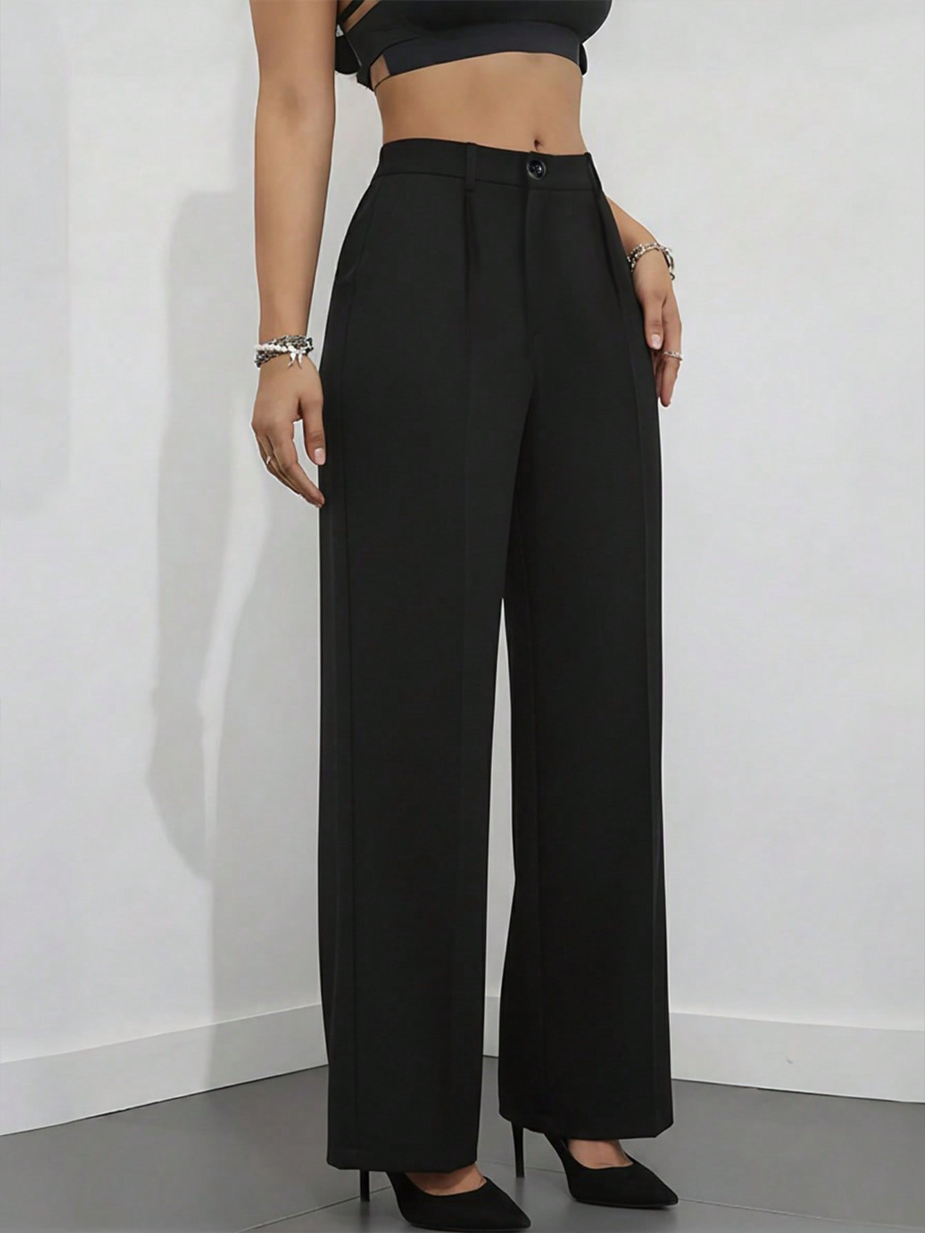 Pantaloni da Donna a Vita Alta - Dress Pant Flat Front recensione e prezzo