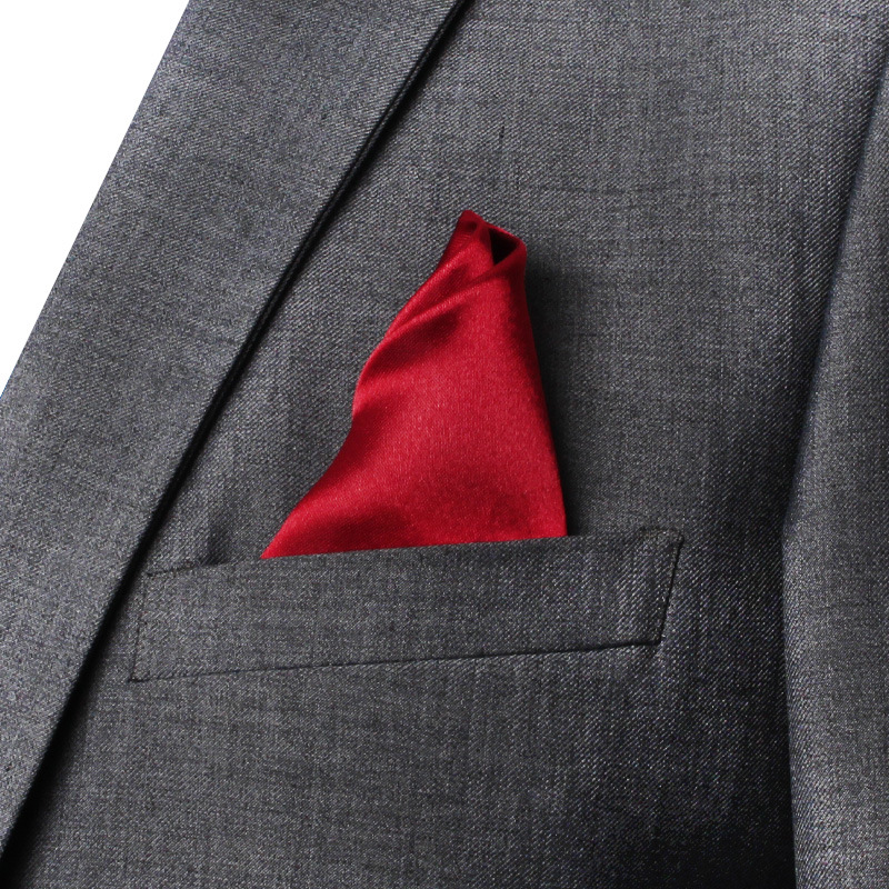 22 cm tinta unita tascabile qu - Young Men Formal Wear recensione e prezzo